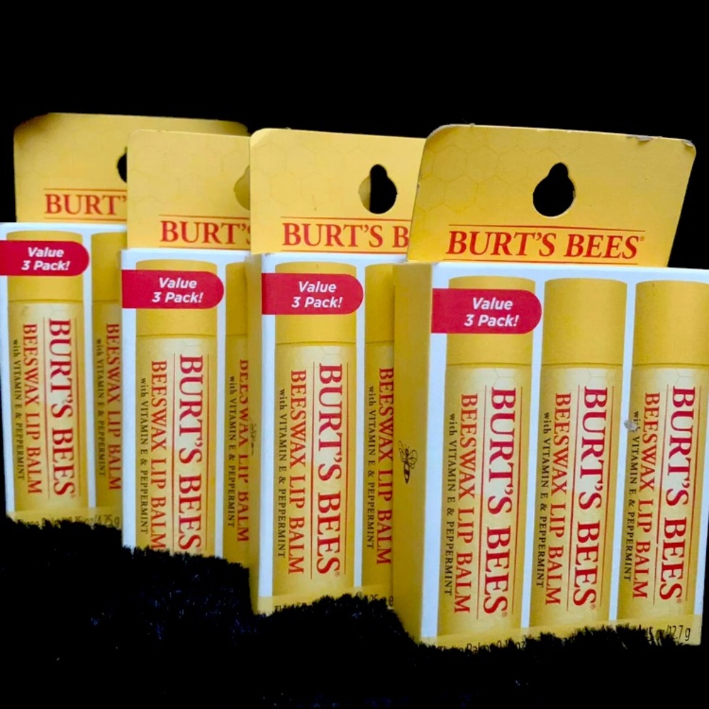 NIB Burt's bees 4- 3 pks